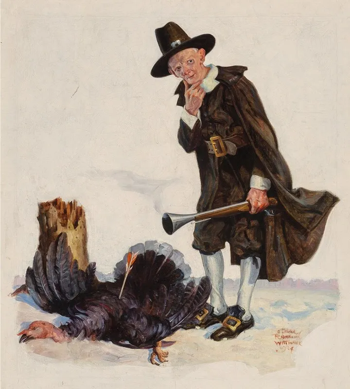 Thanksgiving 3 Wall Art by Edgar F. Wittmack - High-Resolution Digital Print