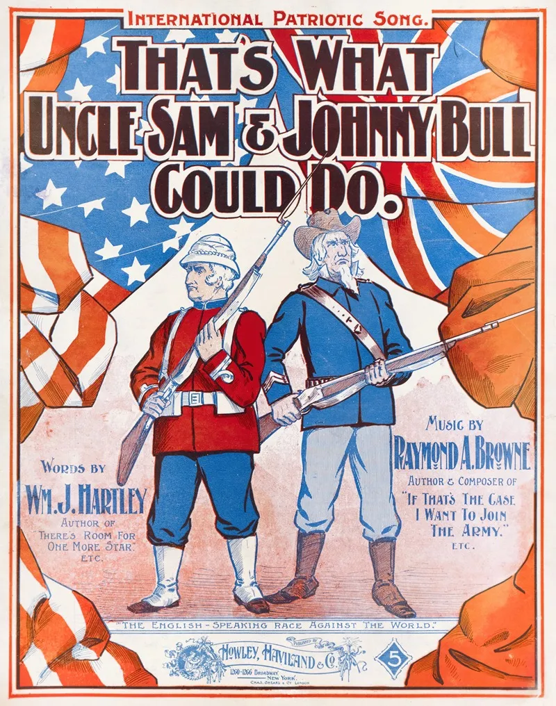 Thats What Uncle Sam And Johnny Bull Could Do Wall Art by Anonymous - High-Resolution Digital Print