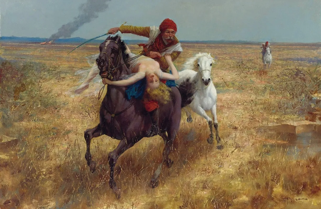 The Abduction Wall Art by Eduard Ansen Hoffmann - High-Resolution Digital Print