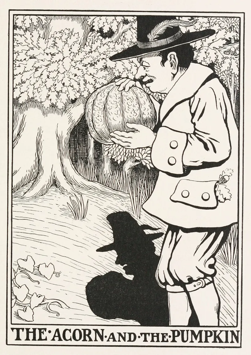 The Acorn And The Pumpkin 2 Wall Art by Percy J. Billinghurst - High-Resolution Digital Print