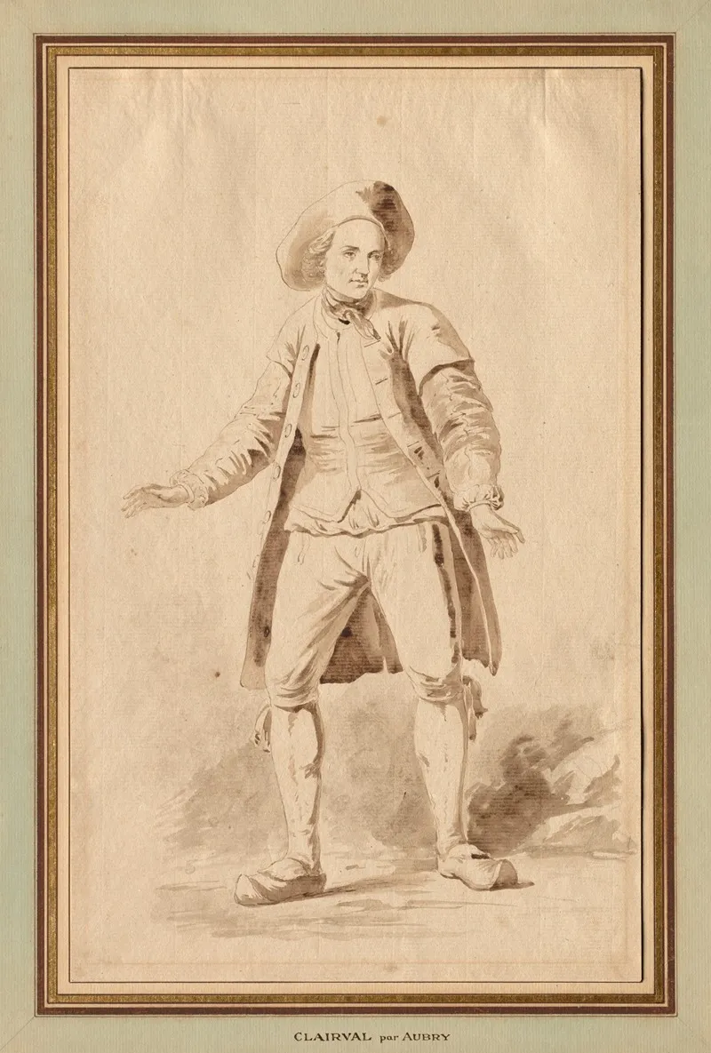 The Actor Clairval Wall Art by Étienne Aubry - High-Resolution Digital Print