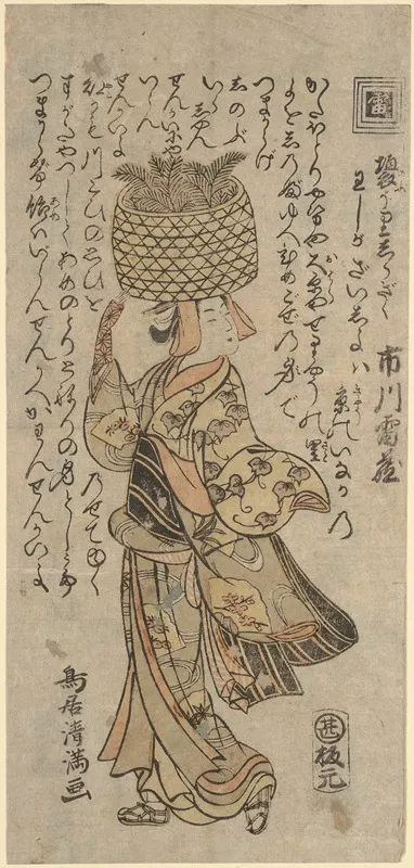 The Actor Ichikawa Raizo As A Merchant