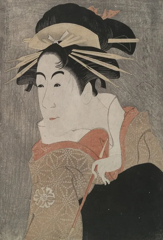 The Actor Matsumoto Yonesaburo As Shinobu Posing As The Courtesan Kewaizaka No Shosho From The Play A Medley Of Tales Of Revenge
