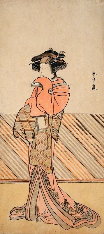 The Actor Segawa Kikunojo Iii In A Female Role