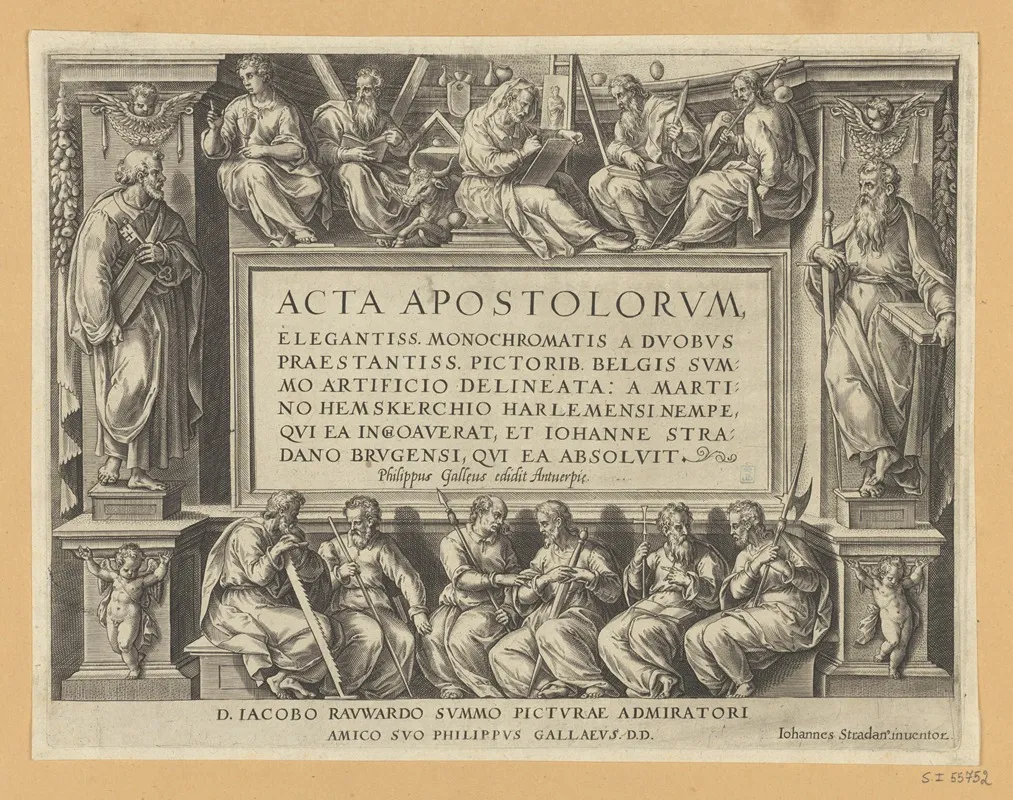 The Acts Of The Apostel Title Page
