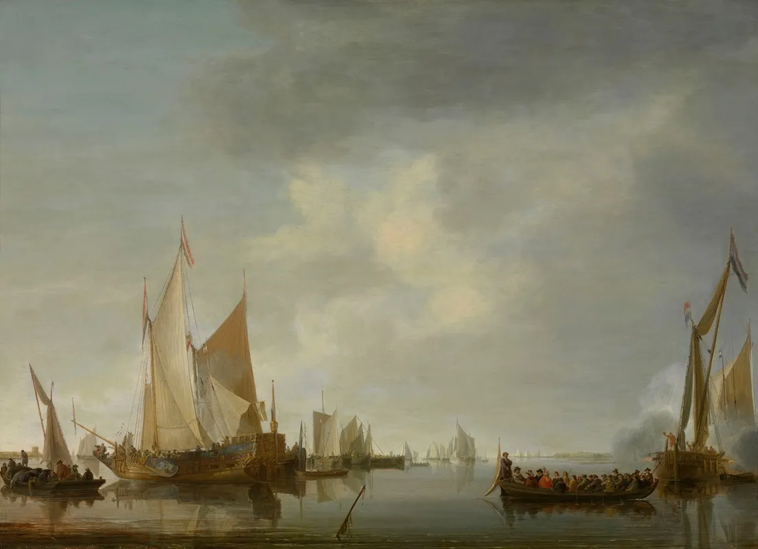 The Admiral Wall Art by Jan van de Cappelle - High-Resolution Digital Print