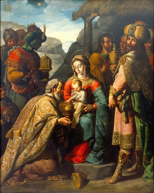 The Adoration Of The Kings 2 Wall Art by José Juárez - High-Resolution Digital Print