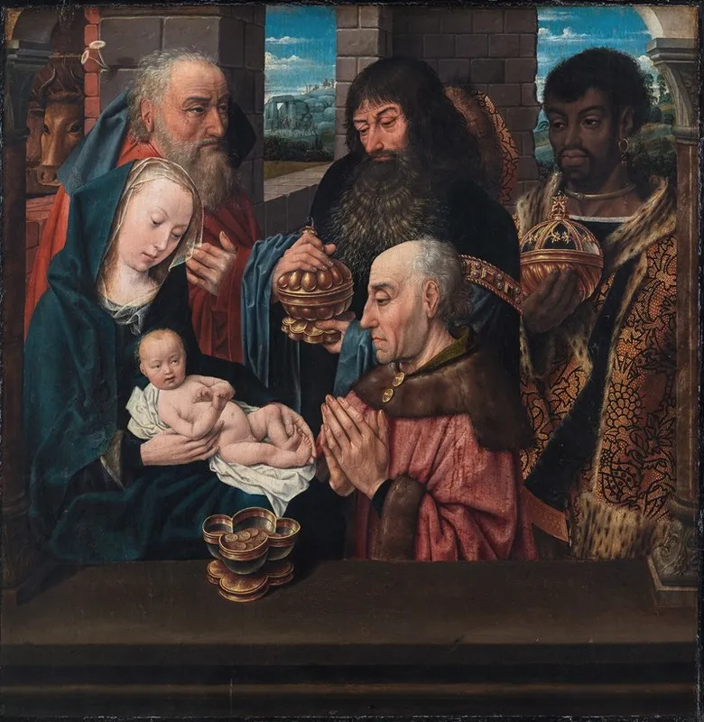 The Adoration Of The Kings 4 Wall Art by Hugo van der Goes - High-Resolution Digital Print