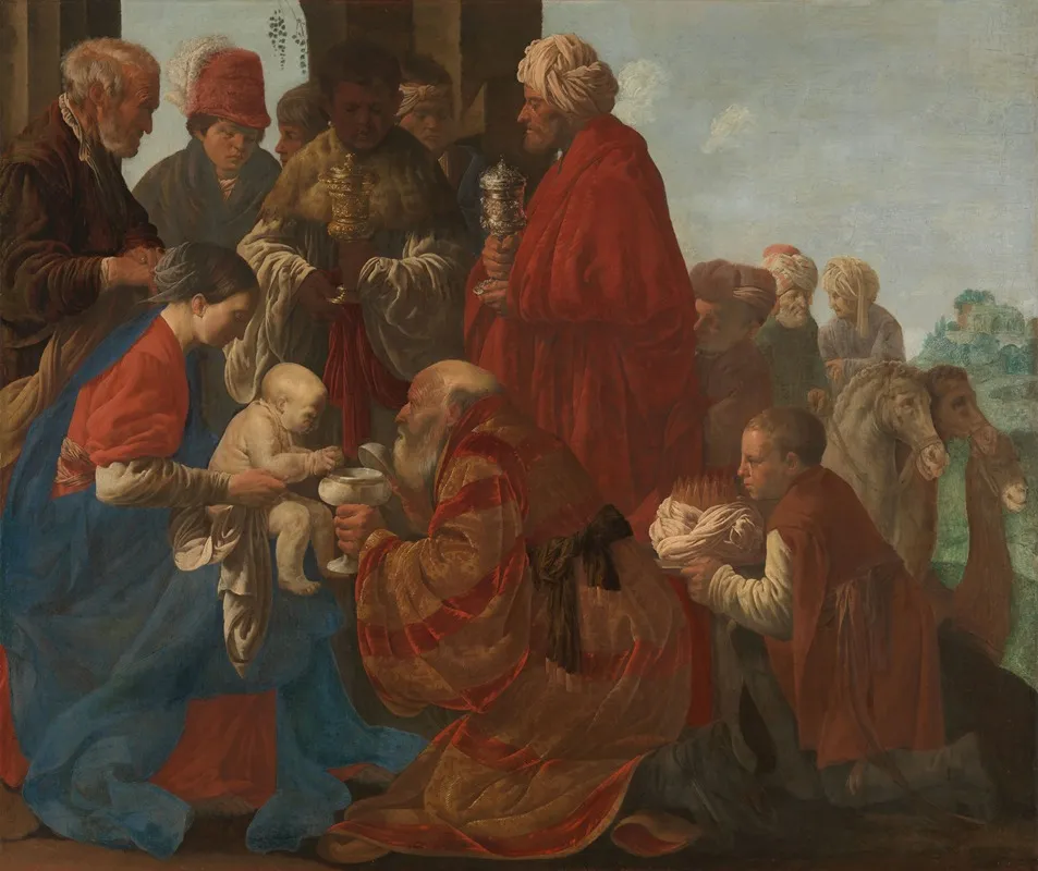 The Adoration Of The Kings 8 Wall Art by Hendrick Ter Brugghen - High-Resolution Digital Print