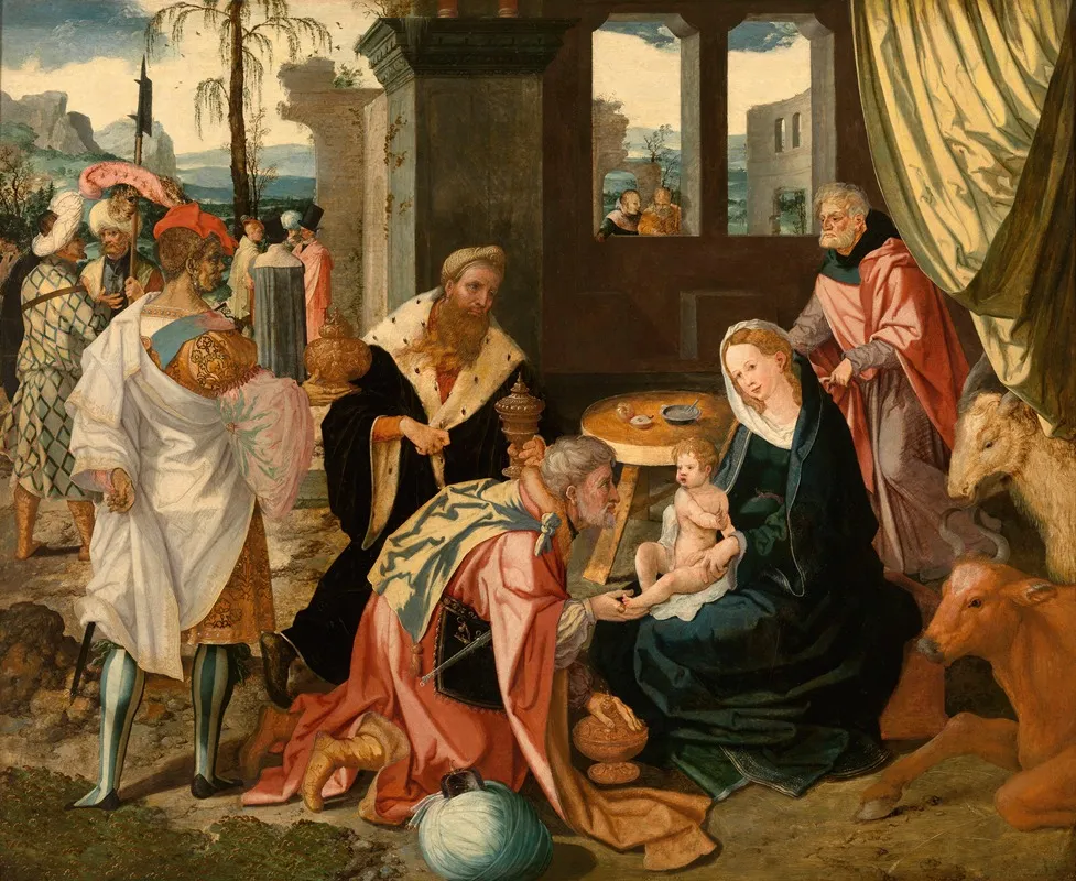 The Adoration Of The Magi 101 Wall Art by Jan Swart van Groningen - High-Resolution Digital Print