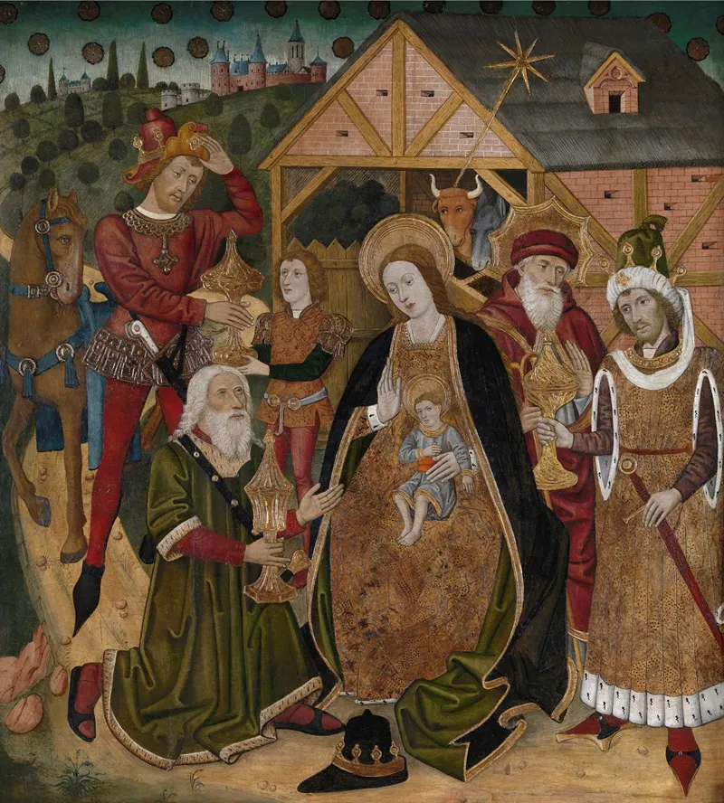 The Adoration Of The Magi 104 Wall Art by Master of the Prelate Mur - High-Resolution Digital Print