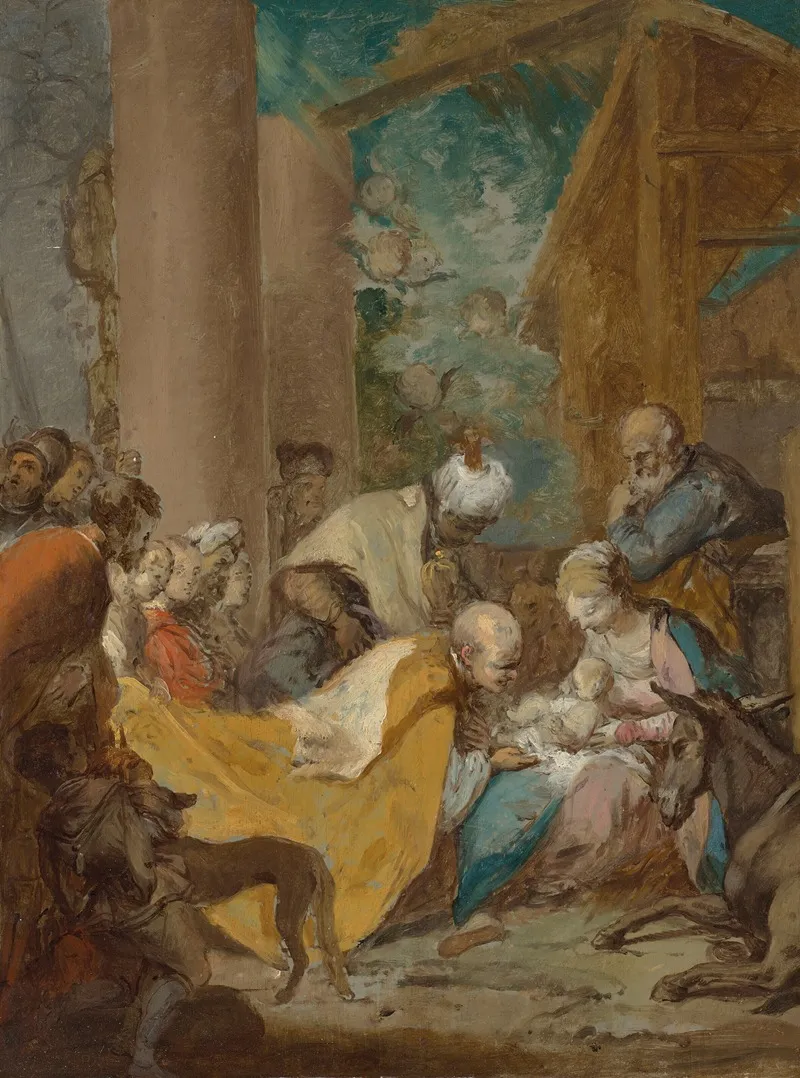 The Adoration Of The Magi 108 Wall Art by Nicolas Vleughels - High-Resolution Digital Print