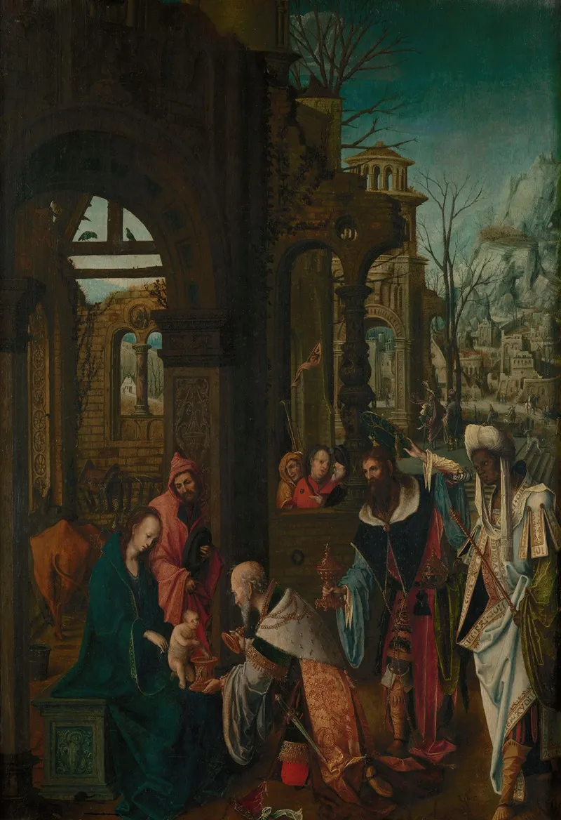 The Adoration Of The Magi 111 Wall Art by The Pseudo Bles - High-Resolution Digital Print