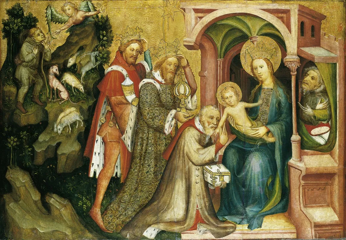 The Adoration Of The Magi 112 Wall Art by Master Of The Middle Rhine - High-Resolution Digital Print