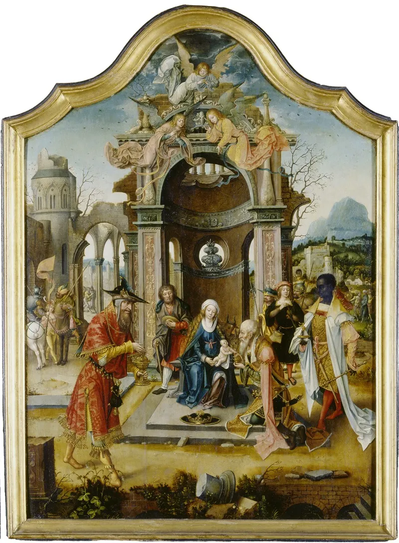 The Adoration Of The Magi 113 Wall Art by Master of the von Groote Adoration - High-Resolution Digital Print