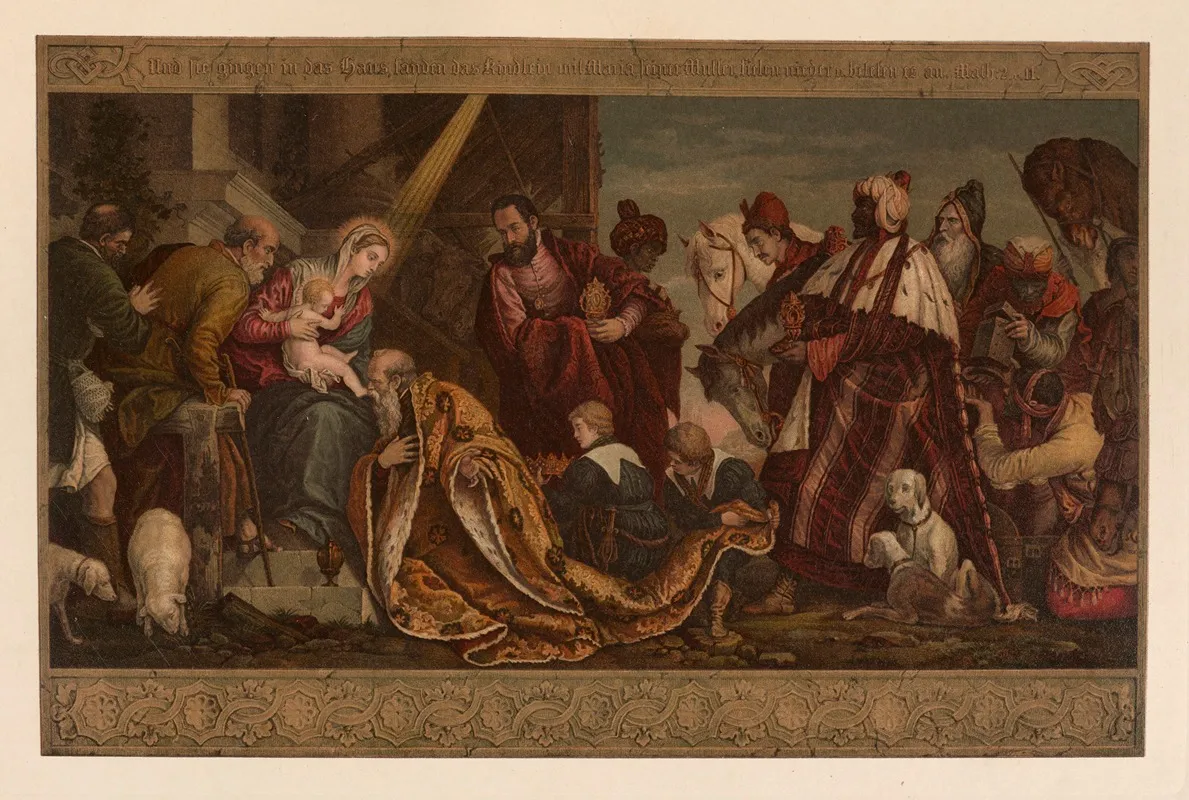 The Adoration Of The Magi 121 Wall Art by Jan Ladislaw Sýkora - High-Resolution Digital Print