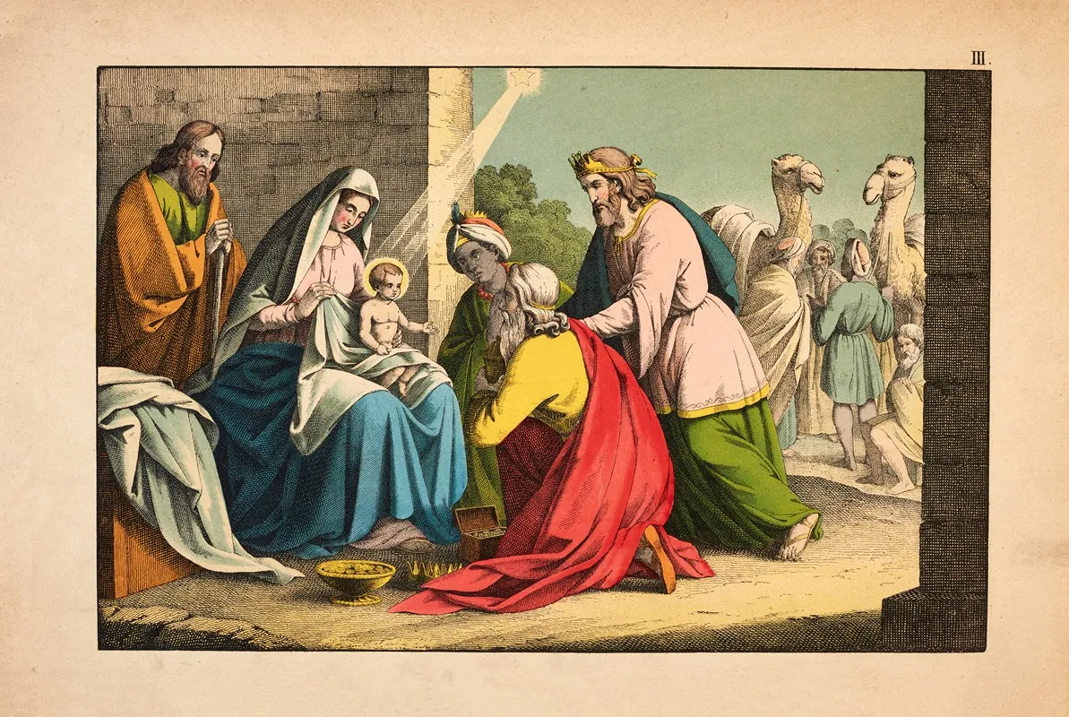 The Adoration Of The Magi 126 Wall Art by Theodor Eckardt - High-Resolution Digital Print