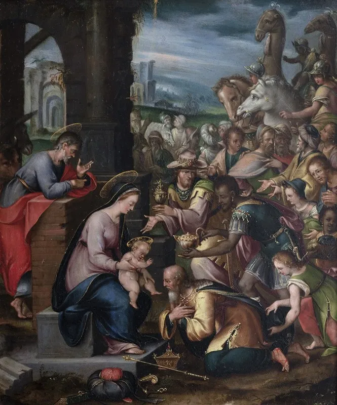 The Adoration Of The Magi 19 Wall Art by Frans Francken The Elder - High-Resolution Digital Print