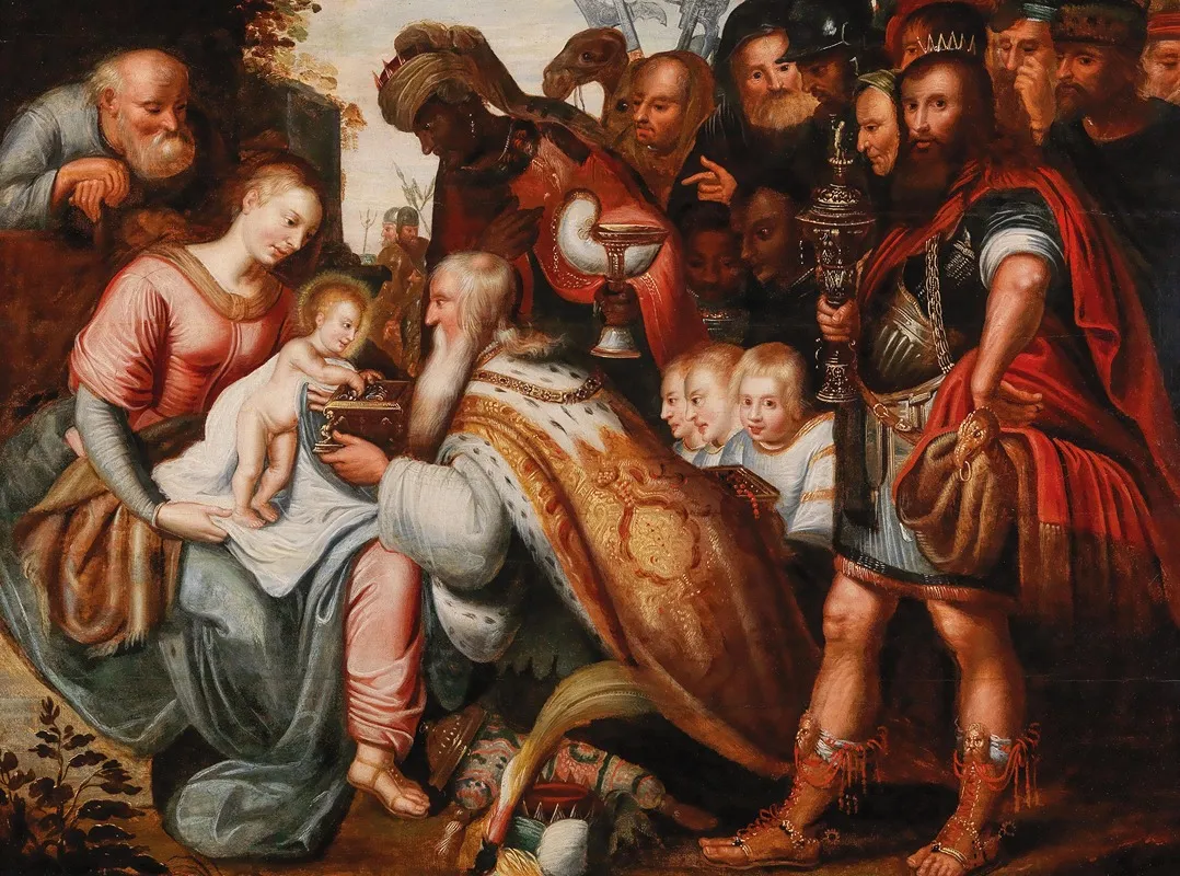 The Adoration Of The Magi 29 Wall Art by Workshop of Artus Wolffort - High-Resolution Digital Print