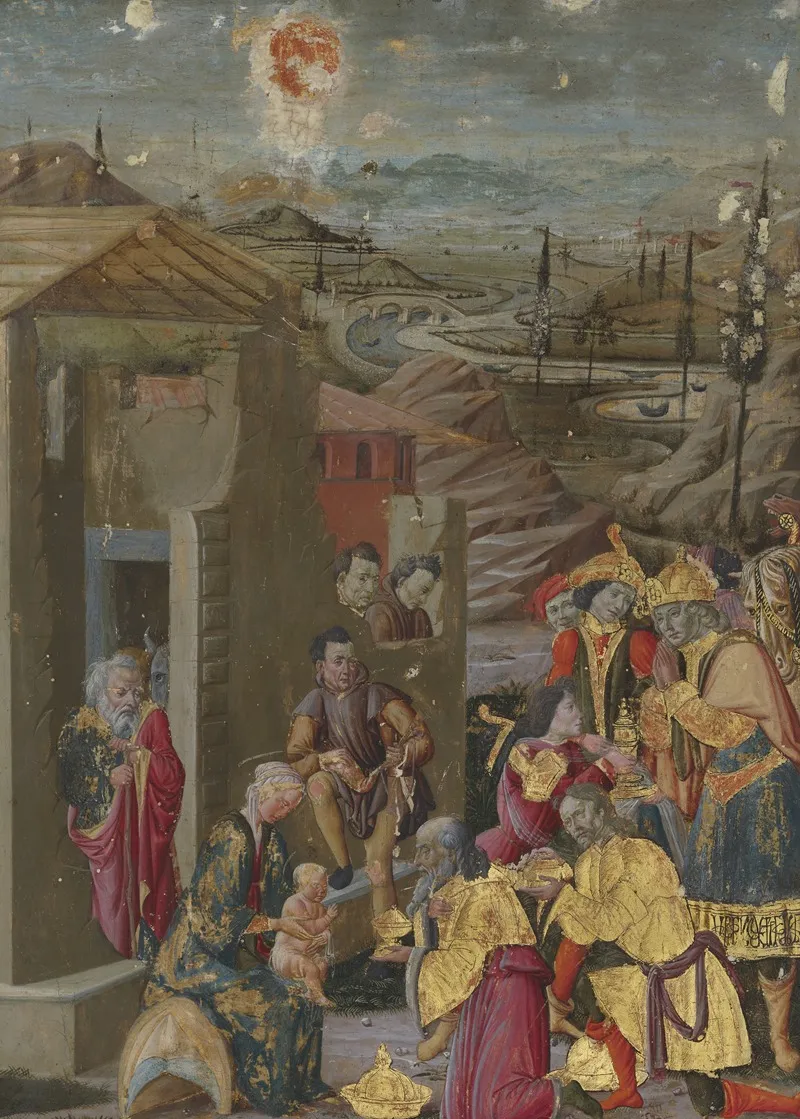 The Adoration Of The Magi 31 Wall Art by Biagio d’Antonio - High-Resolution Digital Print