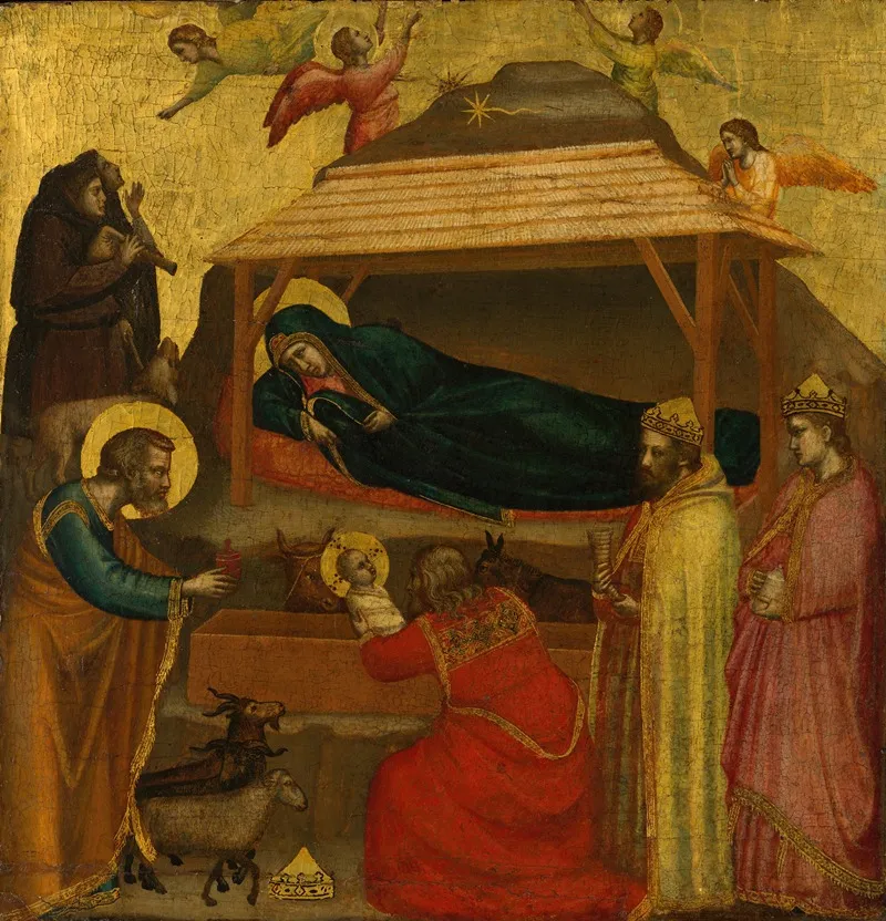 The Adoration Of The Magi 41 Wall Art by Giotto di Bondone - High-Resolution Digital Print
