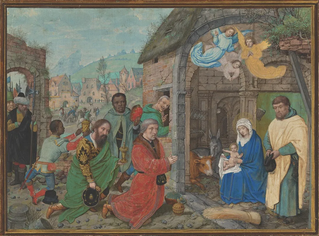 The Adoration Of The Magi 46 Wall Art by Simon Bening - High-Resolution Digital Print