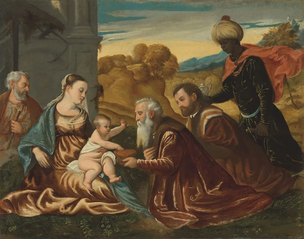 The Adoration Of The Magi 48 Wall Art by Polidoro Da Lanciano - High-Resolution Digital Print