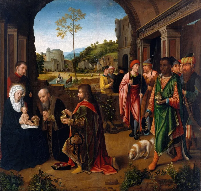 The Adoration Of The Magi 51 Wall Art by Workshop of Gerard David - High-Resolution Digital Print