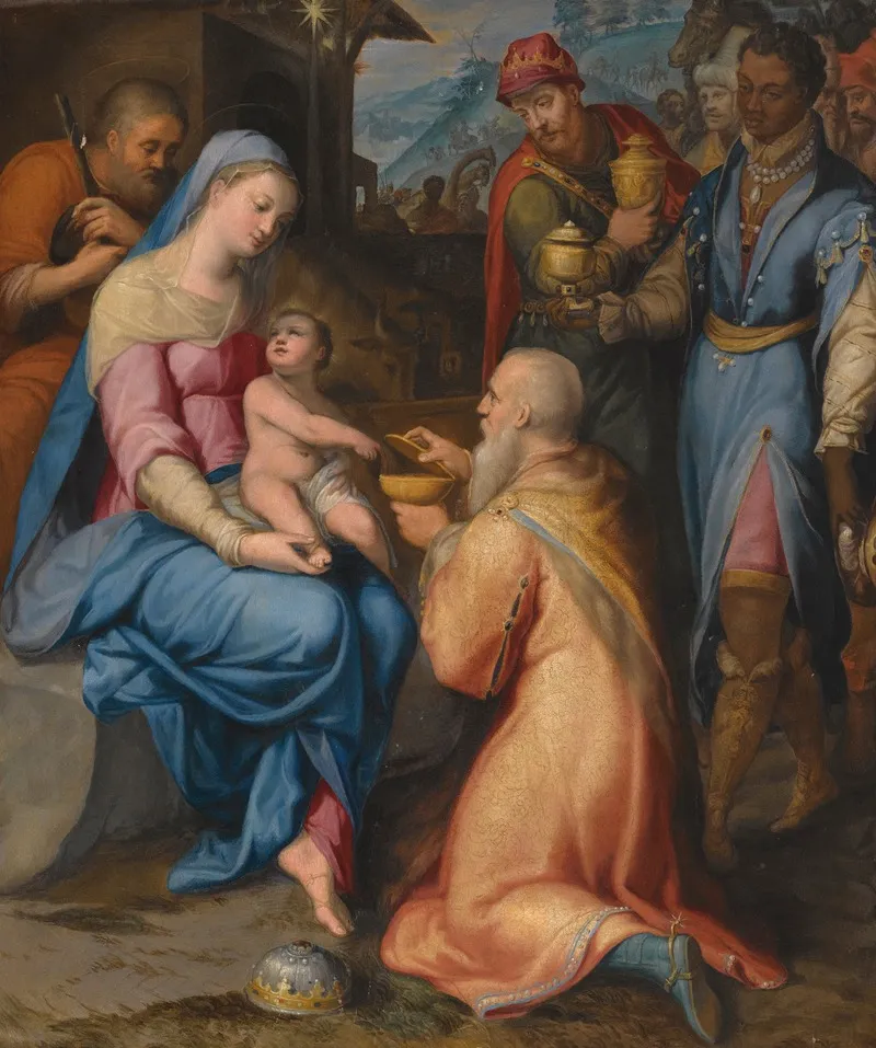 The Adoration Of The Magi 69 Wall Art by Lorenzo Sabatini - High-Resolution Digital Print