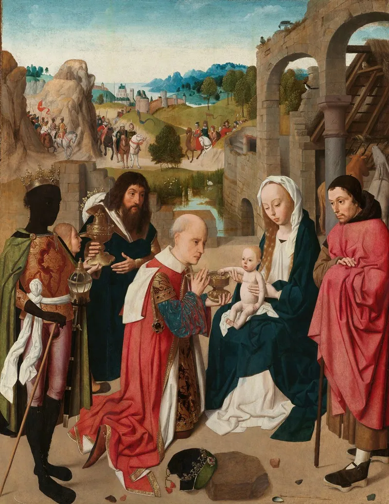 The Adoration Of The Magi 82 Wall Art by Geertgen tot Sint Jans - High-Resolution Digital Print