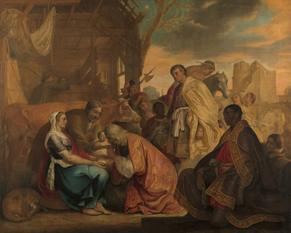 The Adoration Of The Magi 84 Wall Art by Joris van Schooten - High-Resolution Digital Print