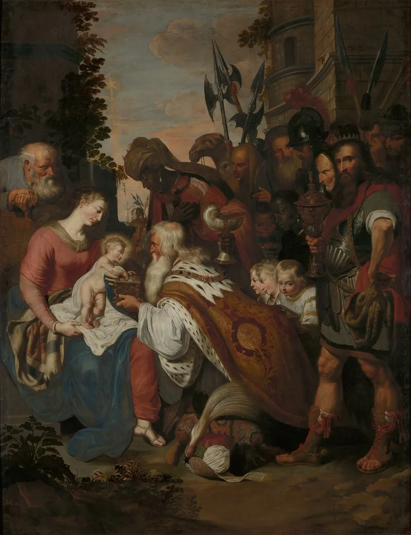 The Adoration Of The Magi 93 Wall Art by Artus Wolfordt - High-Resolution Digital Print