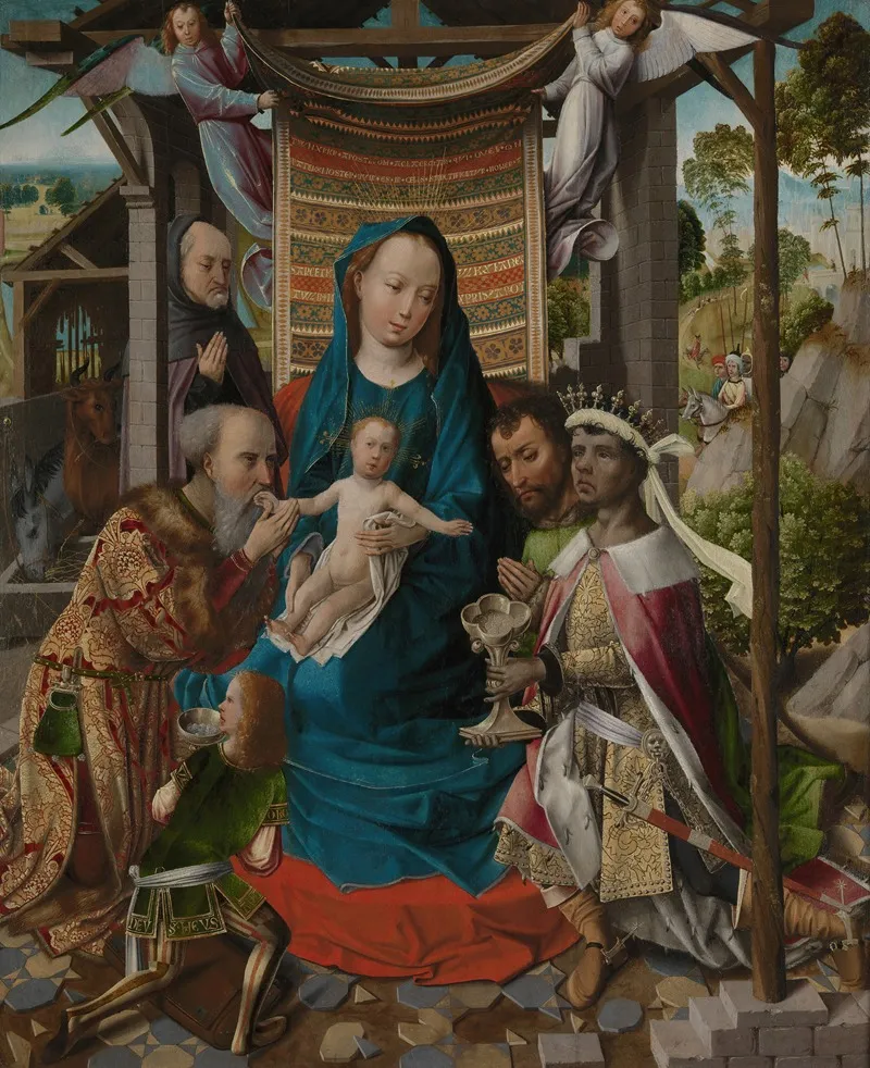 The Adoration Of The Magi 96 Wall Art by Colijn de Coter - High-Resolution Digital Print