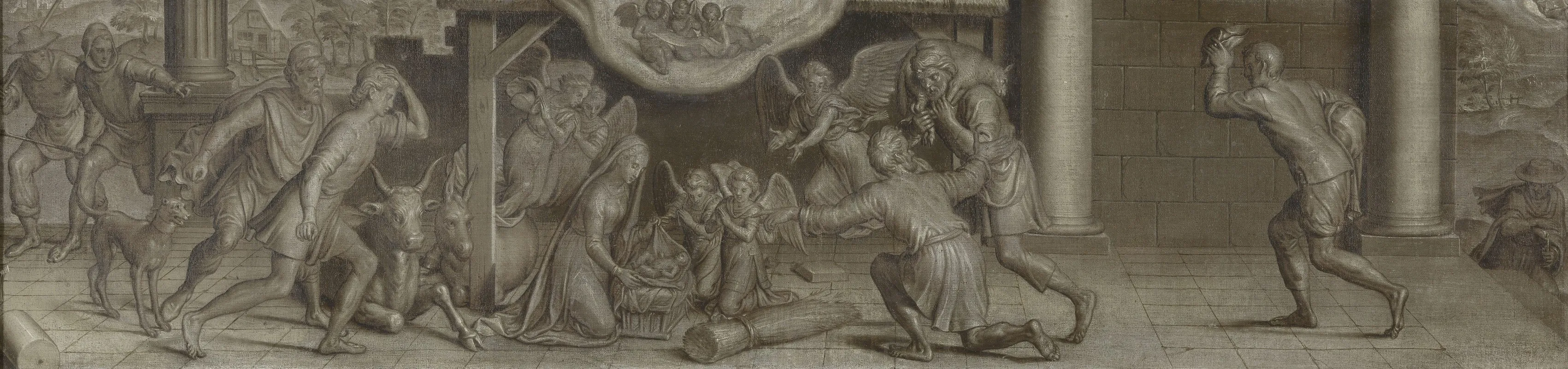 The Adoration Of The Shepherds 105 Wall Art by Pieter Pourbus - High-Resolution Digital Print