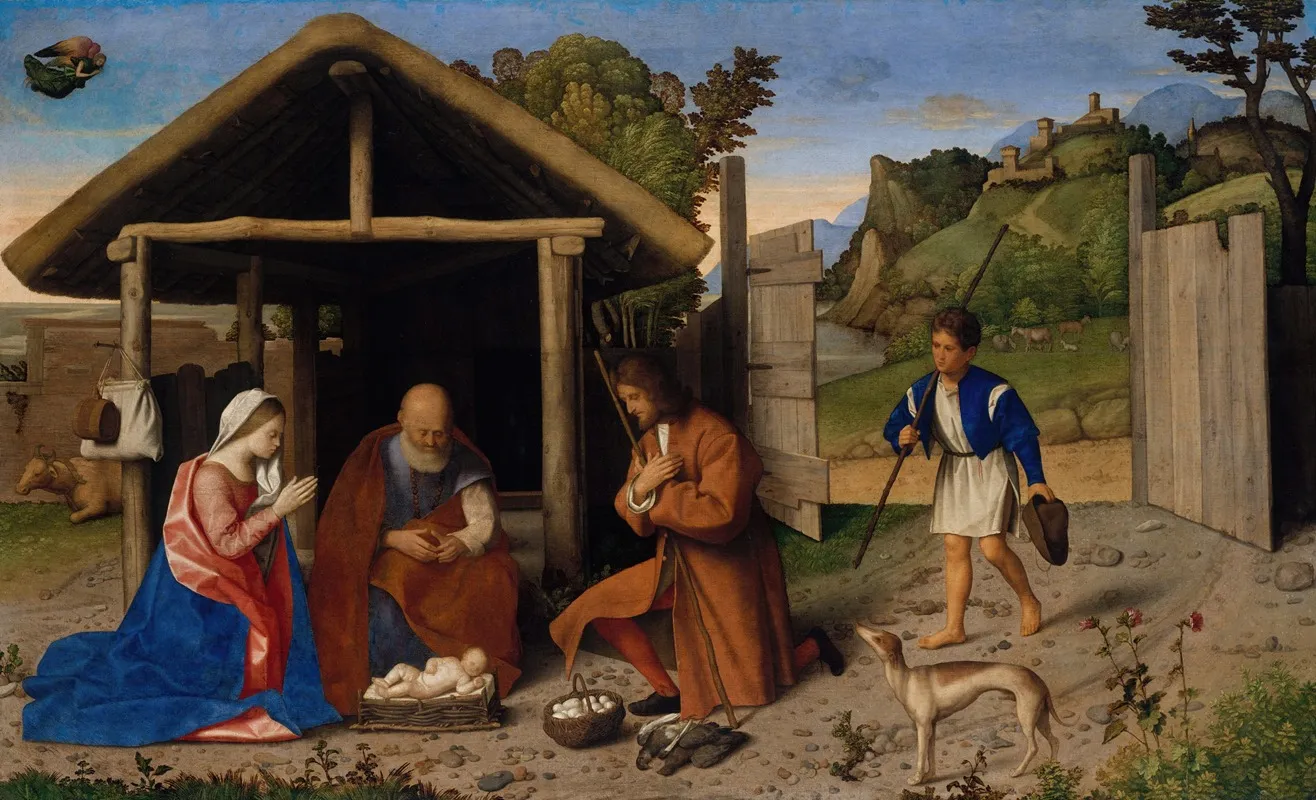 The Adoration Of The Shepherds 52 Wall Art by Vincenzo Catena - High-Resolution Digital Print