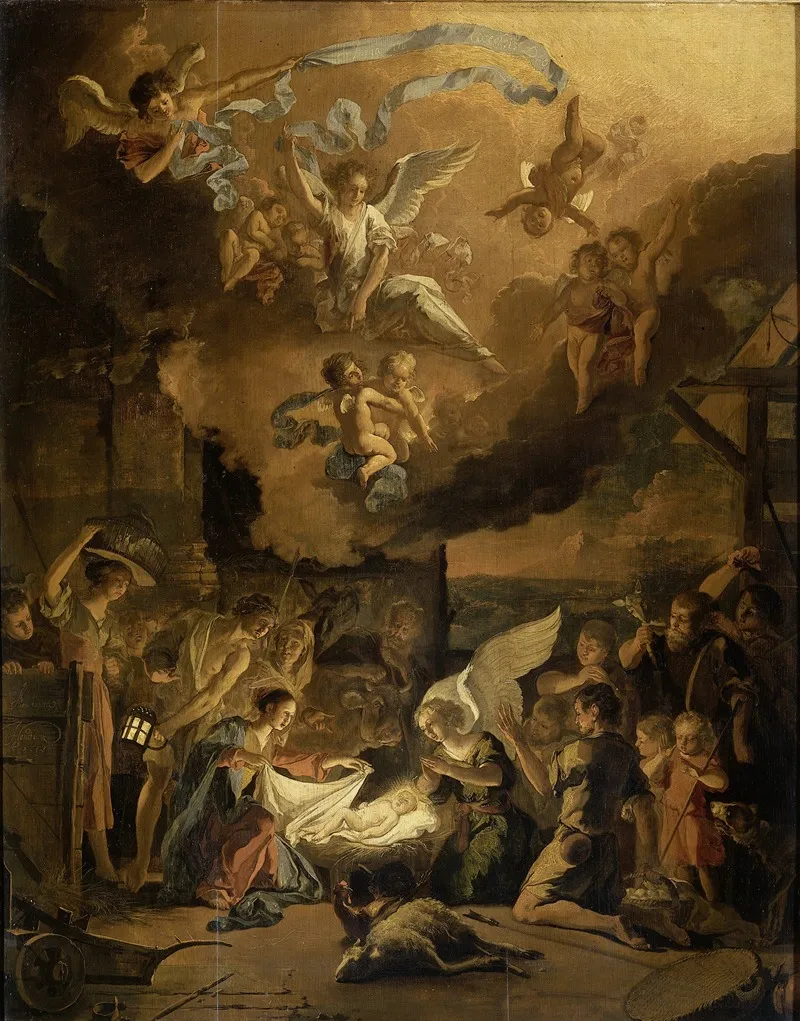 The Adoration Of The Shepherds 72 Wall Art by Abraham Hondius - High-Resolution Digital Print