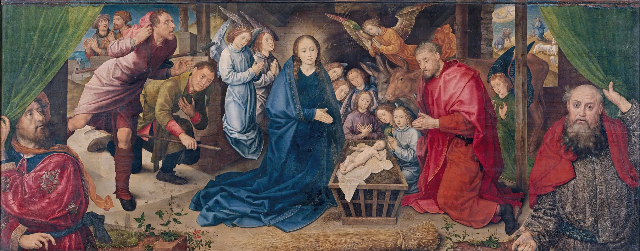The Adoration Of The Shepherds 80 Wall Art by Hugo van der Goes - High-Resolution Digital Print