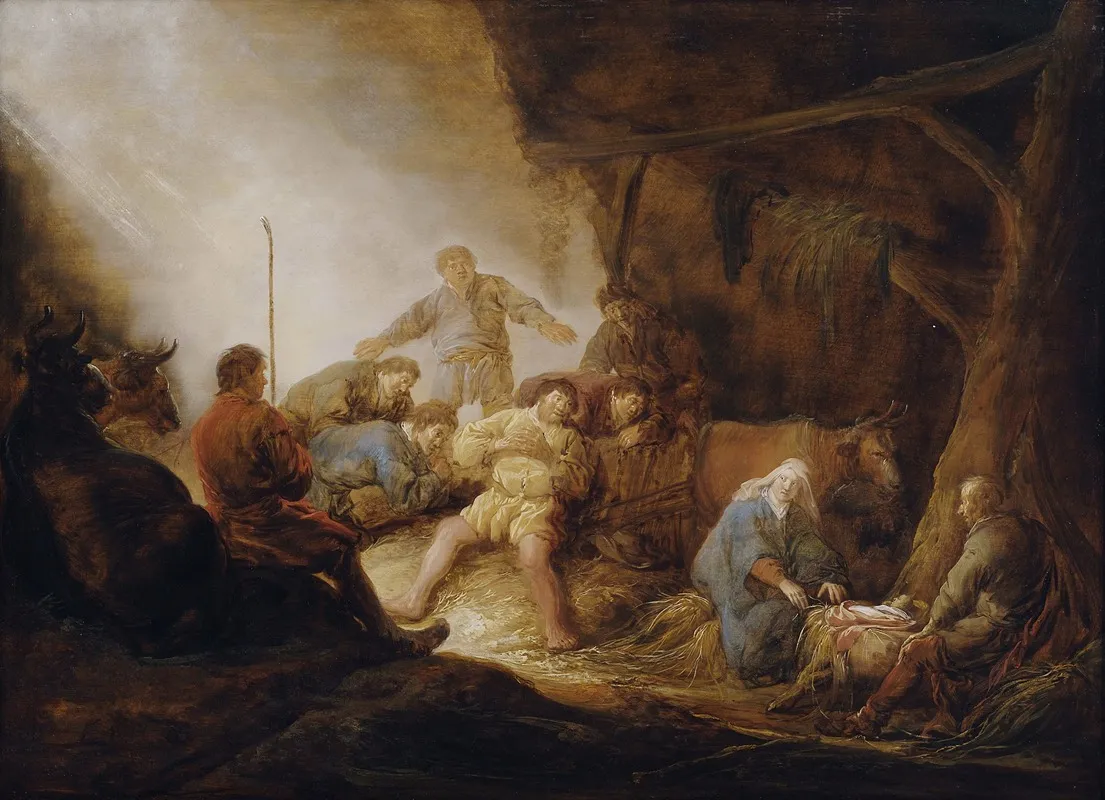The Adoration Of The Shepherds 82 Wall Art by Benjamin Gerritsz. Cuyp - High-Resolution Digital Print