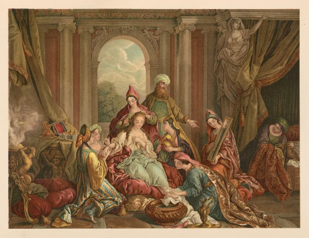 The Adornment Of Esther Wall Art by Jan Ladislaw Sýkora - High-Resolution Digital Print