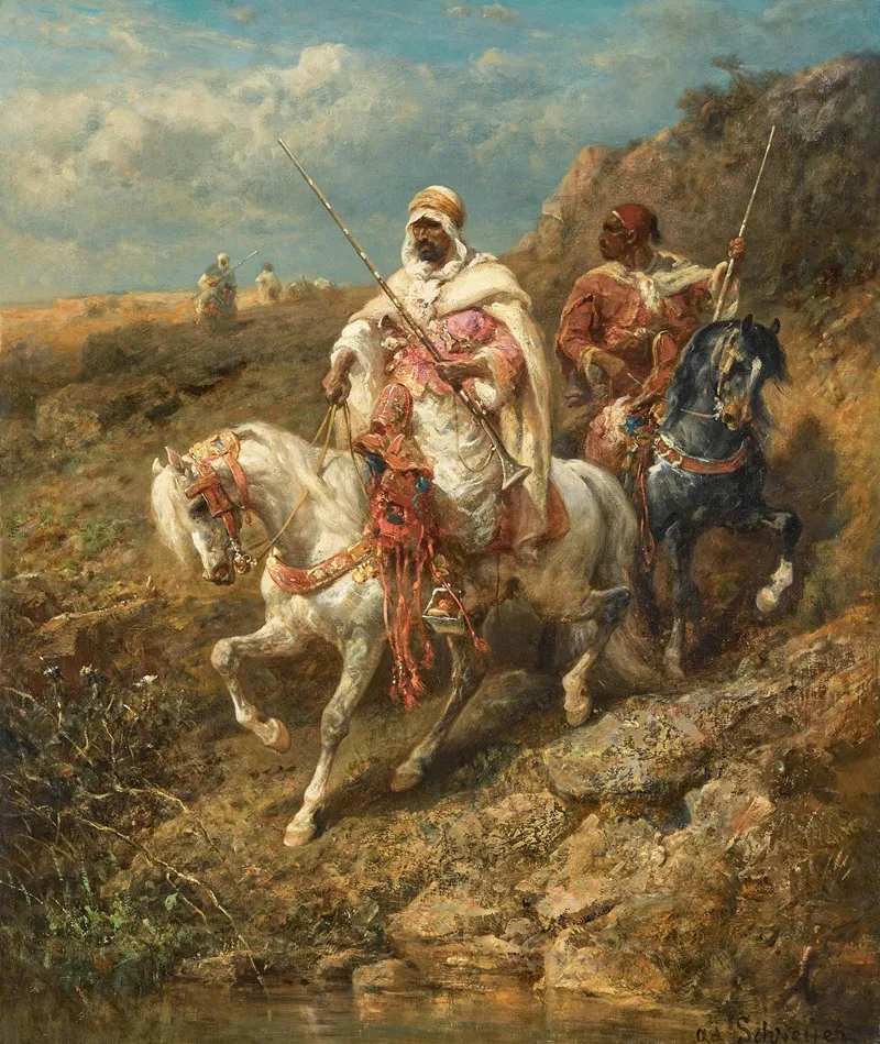 The Advance 2 Wall Art by Adolf Schreyer - High-Resolution Digital Print