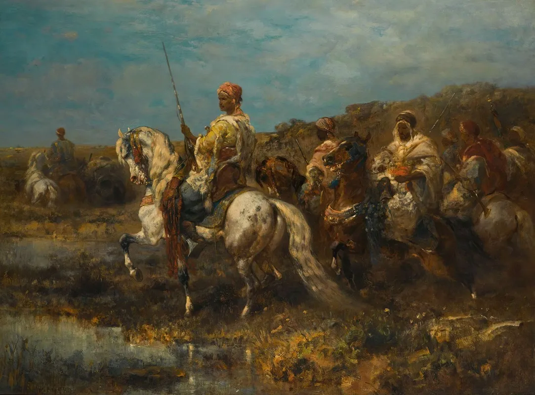 The Advance Wall Art by Adolf Schreyer - High-Resolution Digital Print