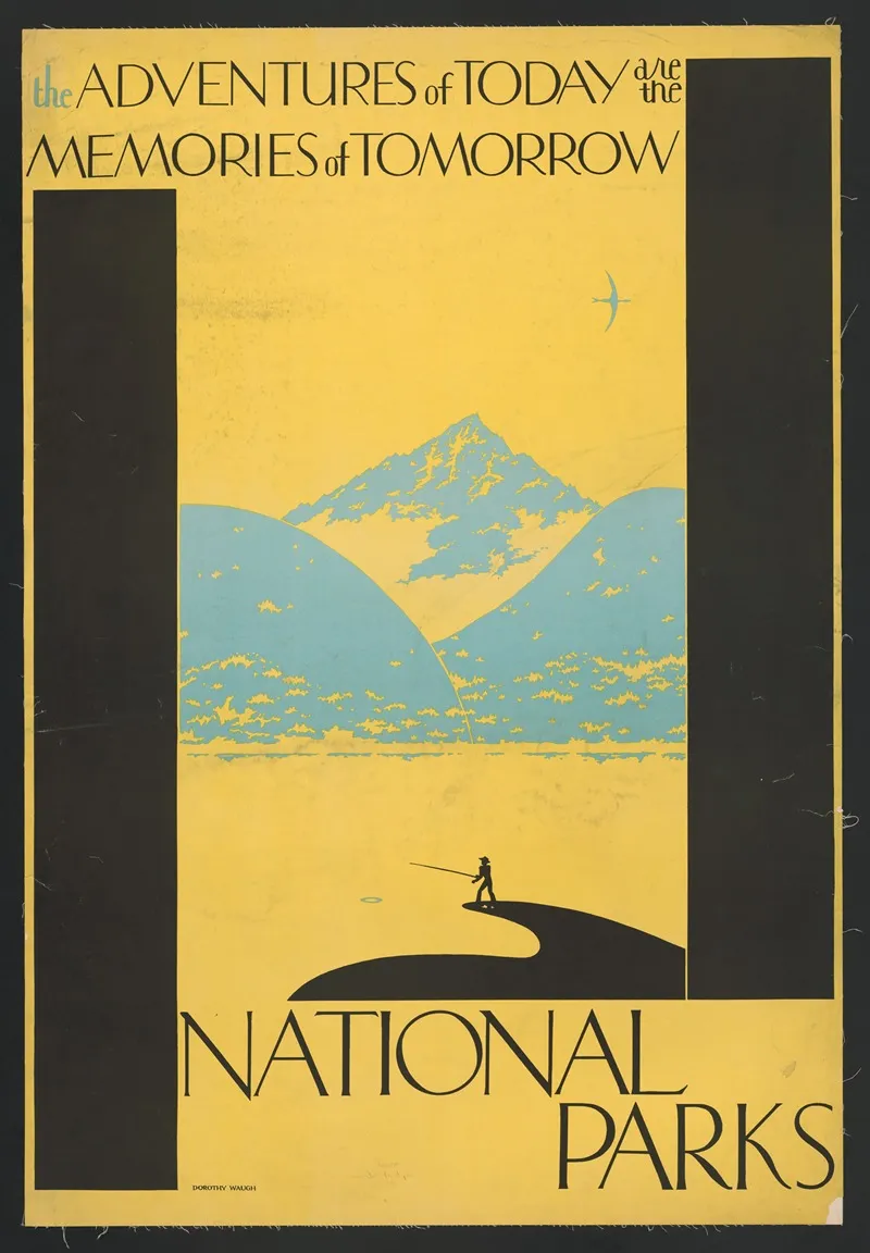 The Adventures Of Today Are The Memories Of Tomorrow National Parks Wall Art by Dorothy Waugh - High-Resolution Digital Print