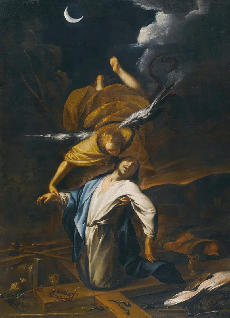The Agony In The Garden 16 Wall Art by Circle of Francesco Cairo - High-Resolution Digital Print