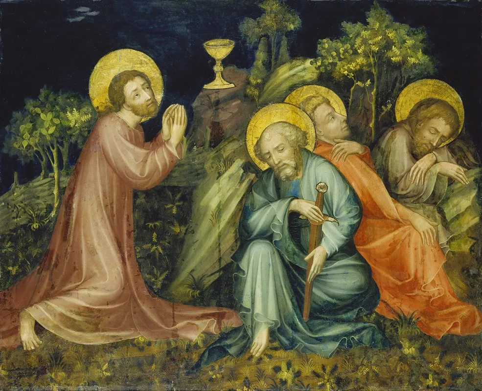 The Agony In The Garden 22 Wall Art by Master of the Nuremberg Marienaltars - High-Resolution Digital Print