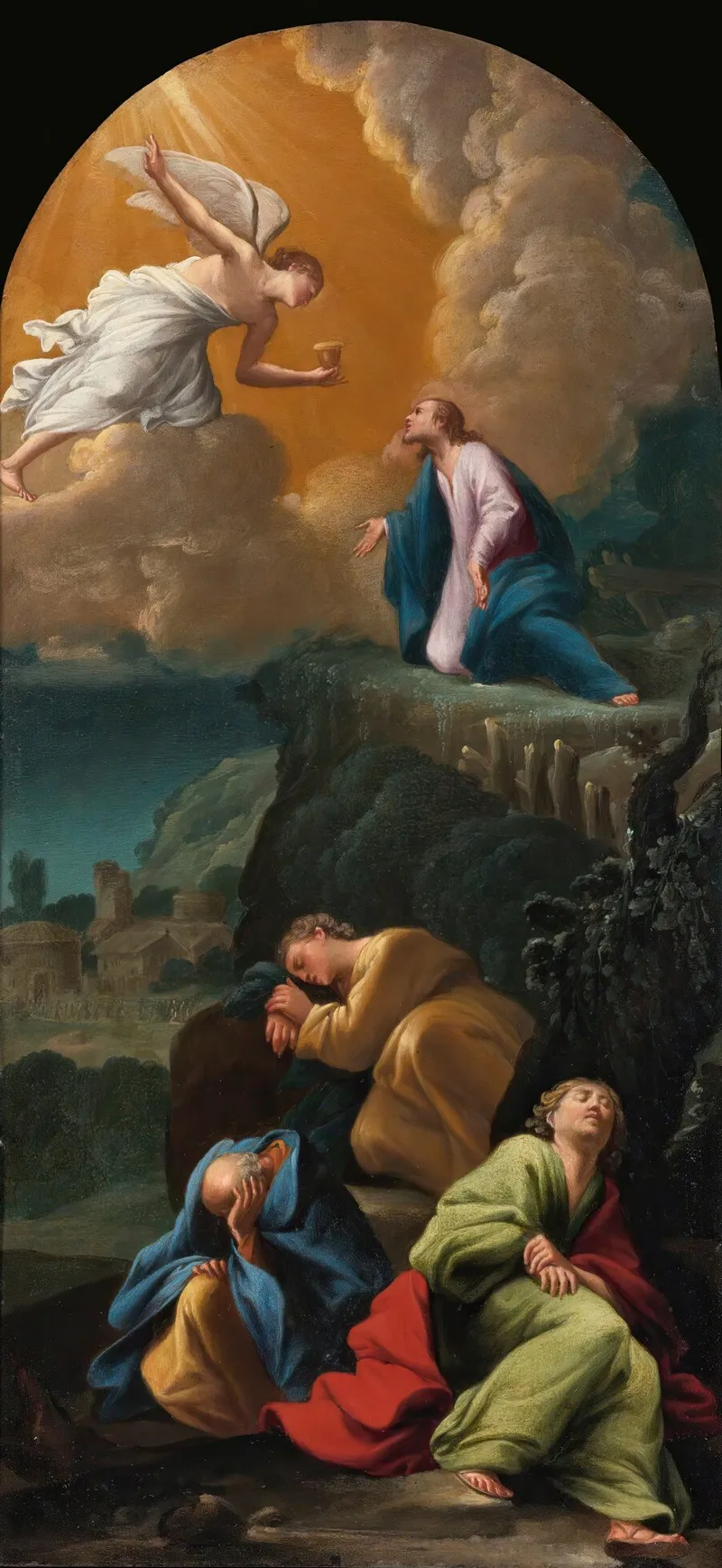 The Agony In The Garden 7 Wall Art by Carlo Saraceni - High-Resolution Digital Print