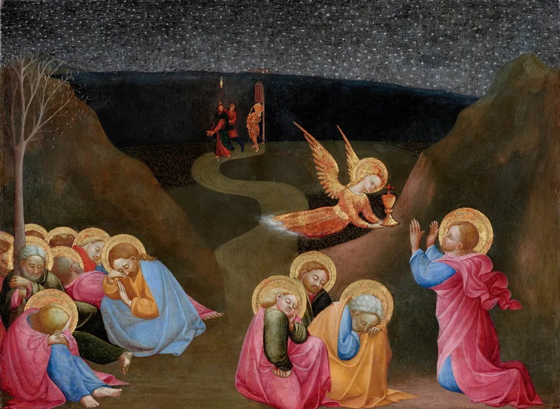 The Agony In The Garden 9 Wall Art by Sassetta - High-Resolution Digital Print