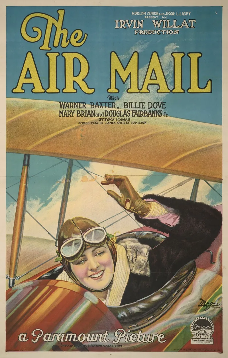 The Air Mail Wall Art by Morgan Litho Co. - High-Resolution Digital Print