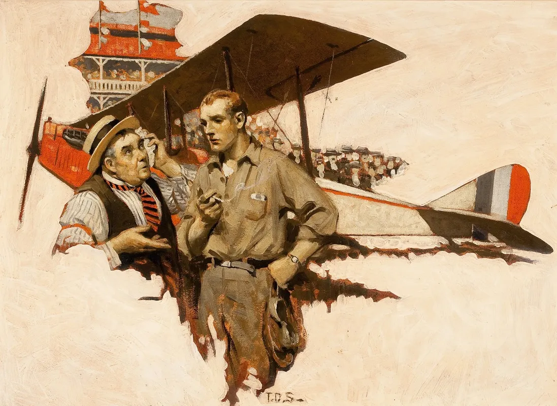 The Air Show Hero Wall Art by Thornton D. Skidmore - High-Resolution Digital Print