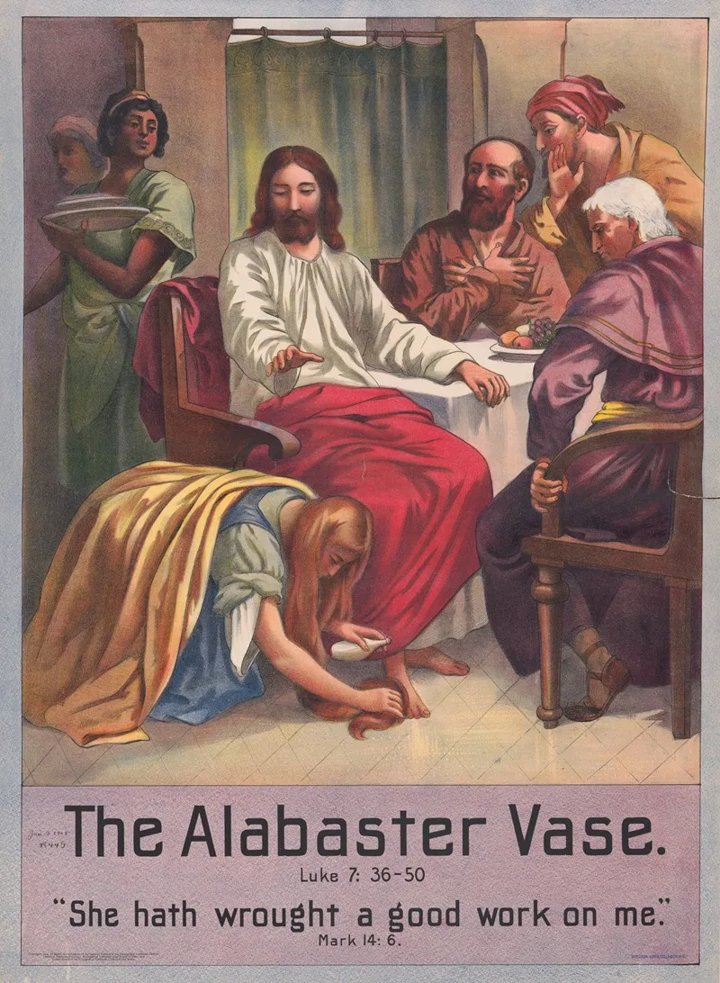 The Alabaster Vase Wall Art by Stecher Litho. Co - High-Resolution Digital Print
