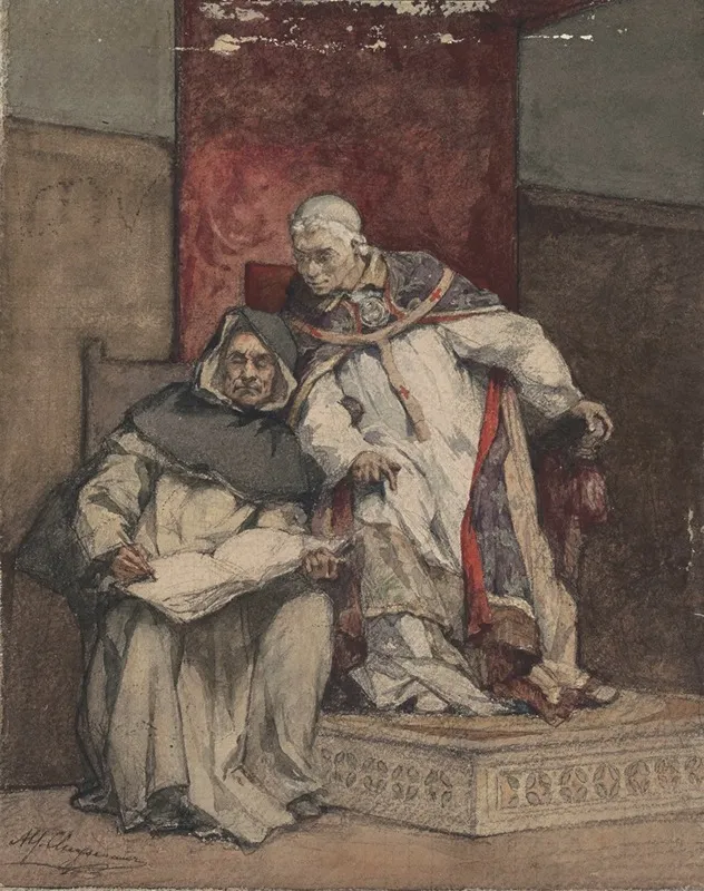 The Albigensians Captivated Wall Art by Alfred Cluysenaar - High-Resolution Digital Print